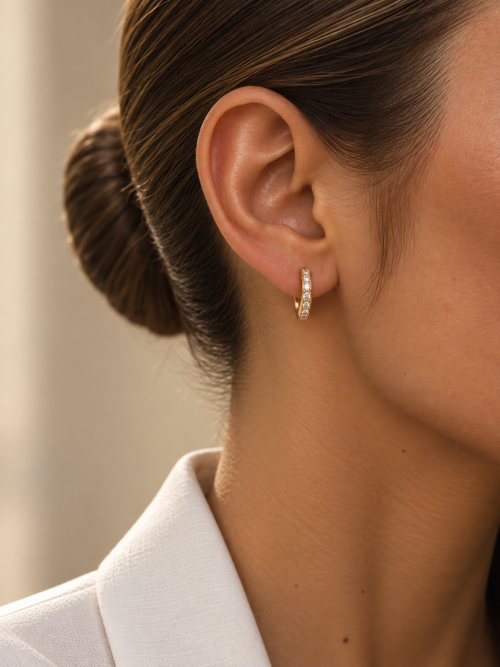B.O Anneaux Strass￼